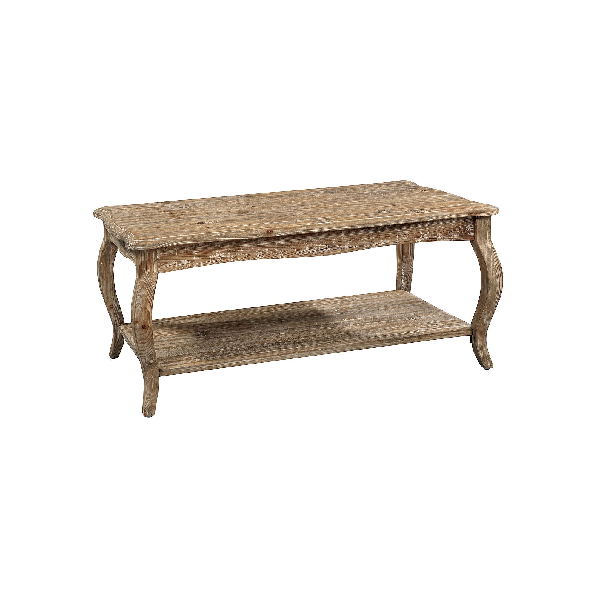 Alaterre Rustic Reclaimed Wood Coffee Table, Brown