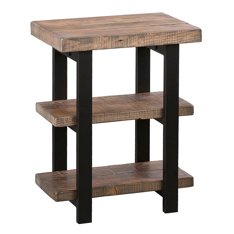 21013731 Alaterre Pomona Rustic 2-Shelf End Table, Natural sku 21013731