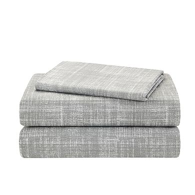 Madison Park Essentials Barret Quilt Set with Cotton Sheets