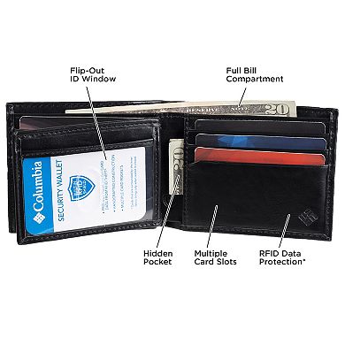 Men's Columbia RFID-Blocking Extra-Capacity Slimfold Wallet