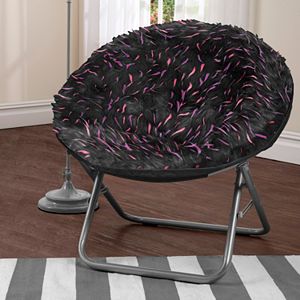 Urban Shop Faux Fur Saucer Chair