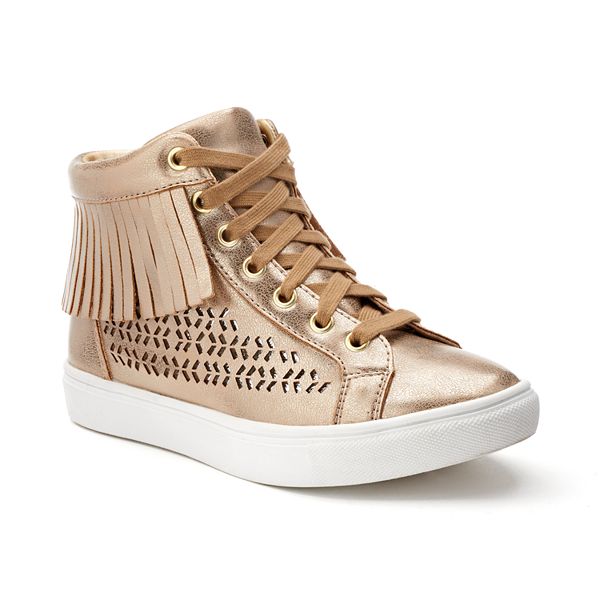 Candie S Girls Metallic High Top Sneakers