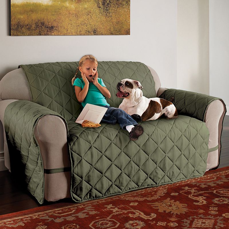Jeffrey Home Microfiber Ultimate XL Sofa Protector, Green