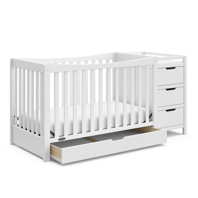 51033535 Graco Remi 4-in-1 Convertible Crib & Changer, Whit sku 51033535