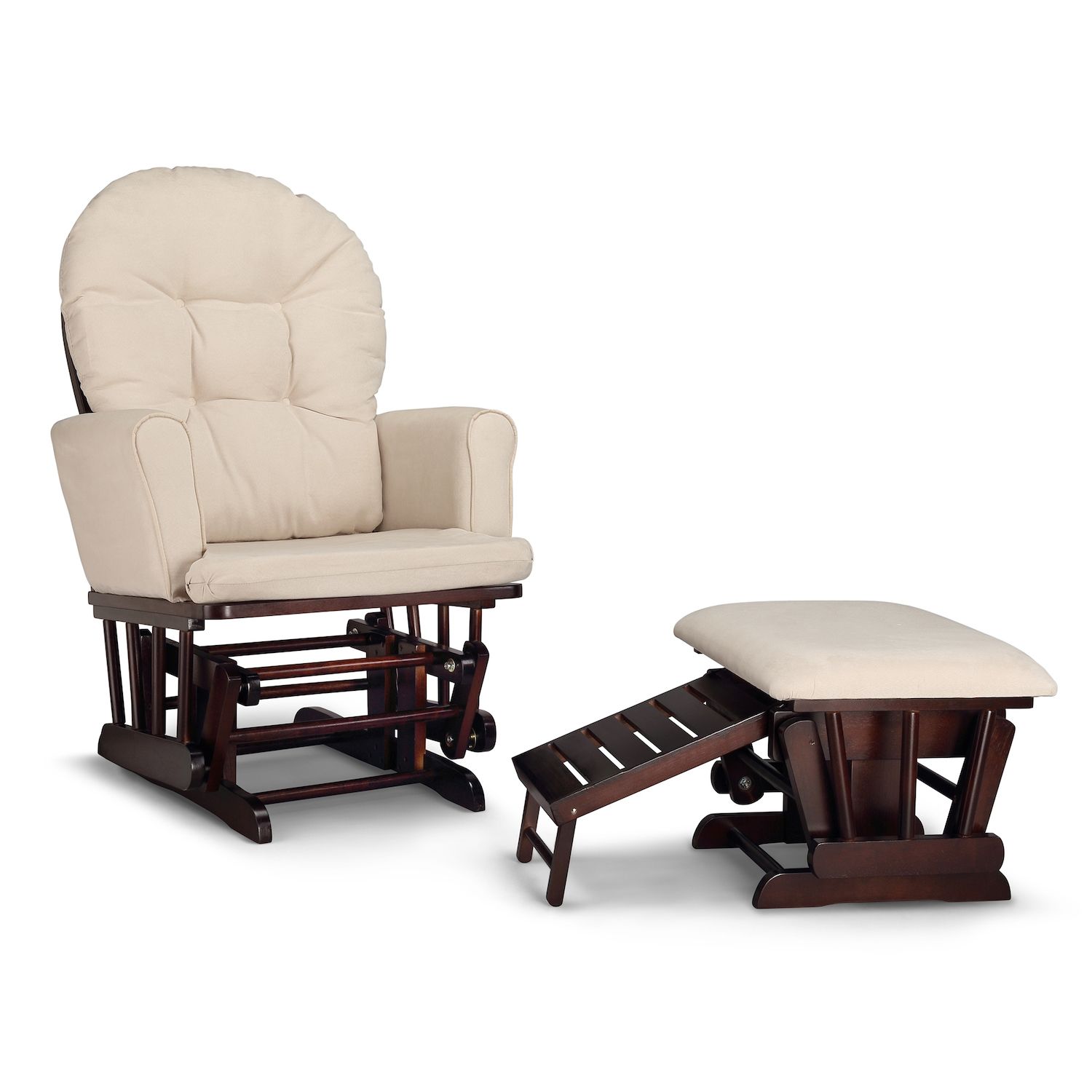 glider and ottoman set