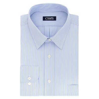 slim fit dress slacks Chaps Striped Shirt | Large main image 0