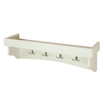 Alaterre Shaker Cottage Neutral Shelf Coat Hook