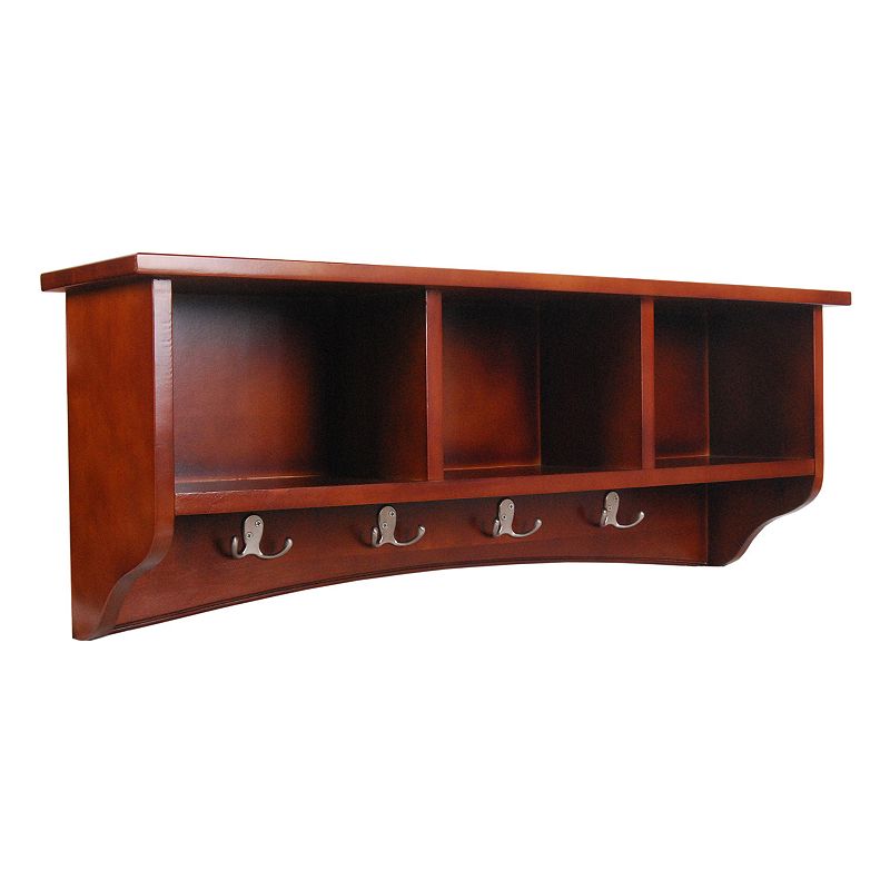 Shaker Cottage Storage Coat Hook, Cherry