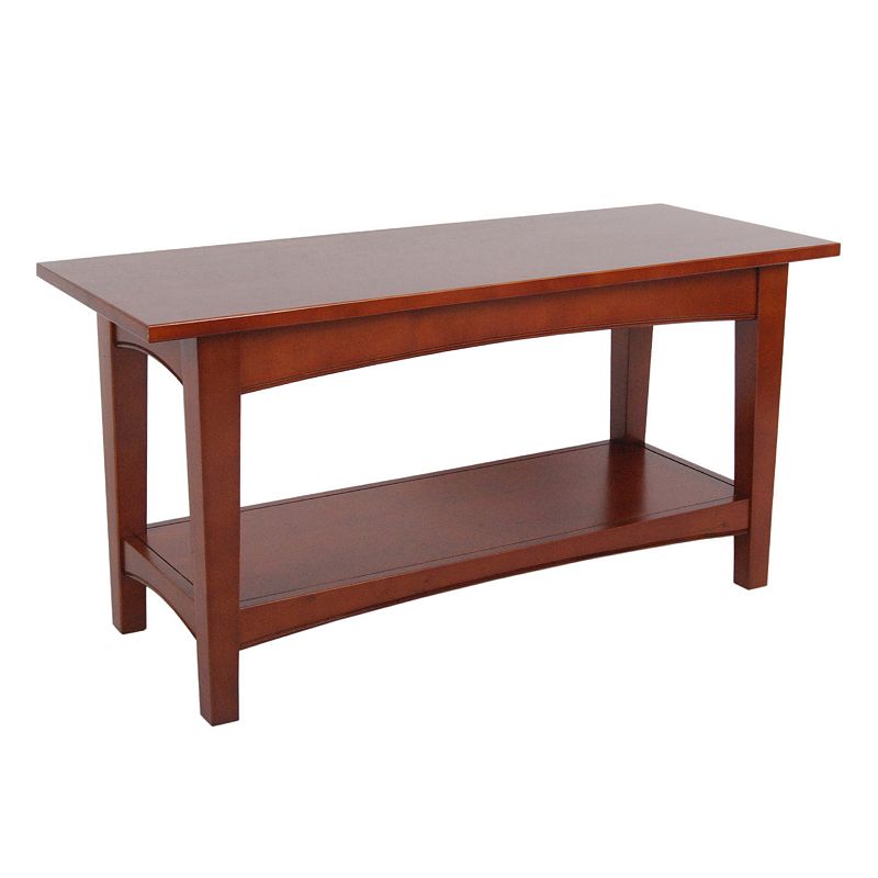 Alaterre Shaker Cottage Bench, Red