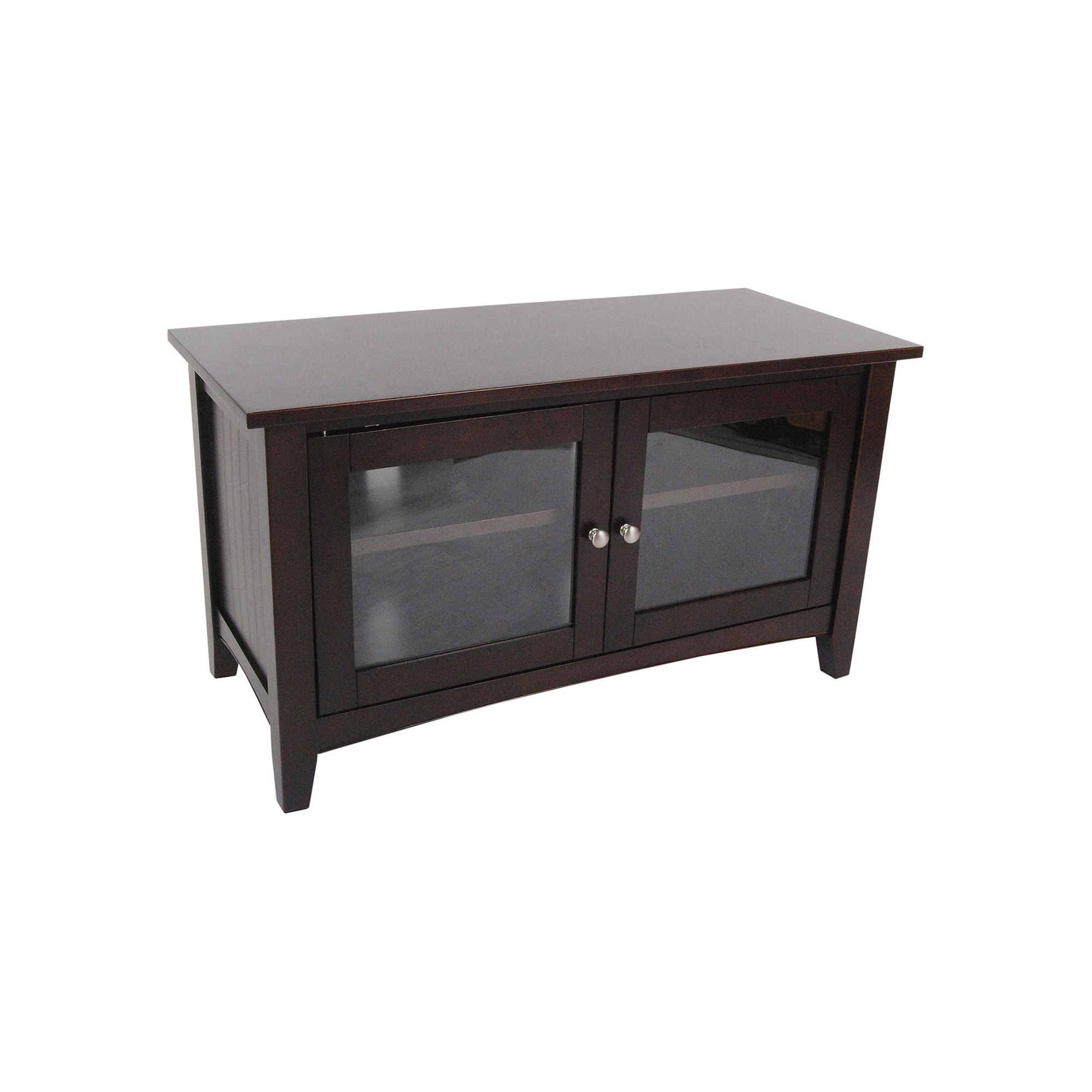Alaterre Shaker Cottage TV Stand, Brown