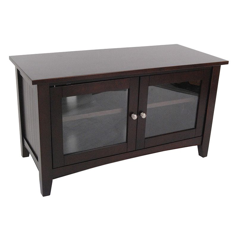 Alaterre Shaker Cottage TV Stand, Brown