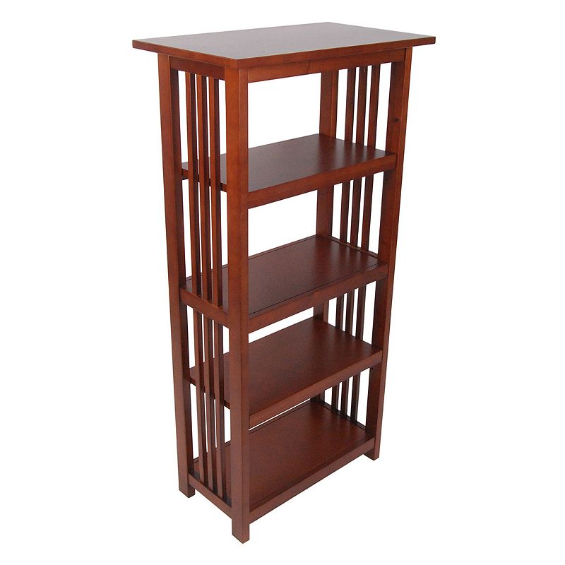 Alaterre Mission Bookcase, Brown
