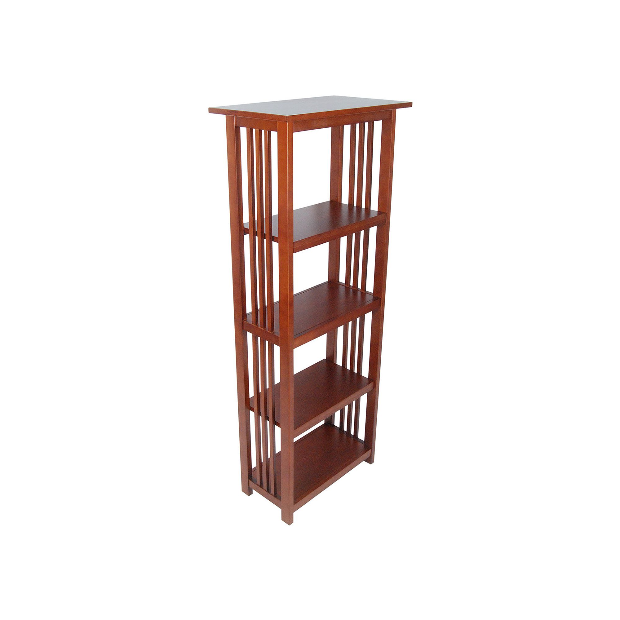 Alaterre Mission Tall Bookcase, Red