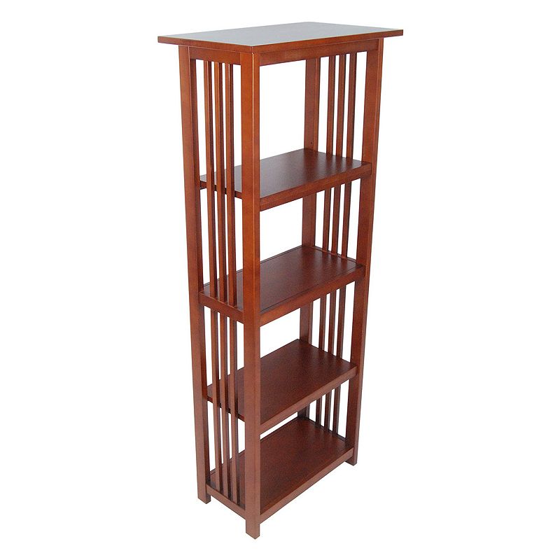 Alaterre Mission Tall Bookcase, Brown