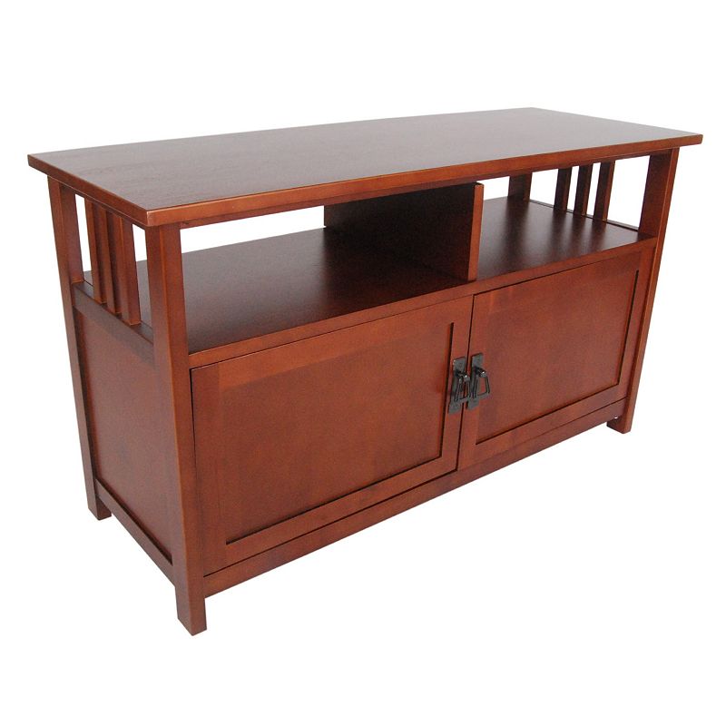 Alaterre Mission TV Stand, Brown