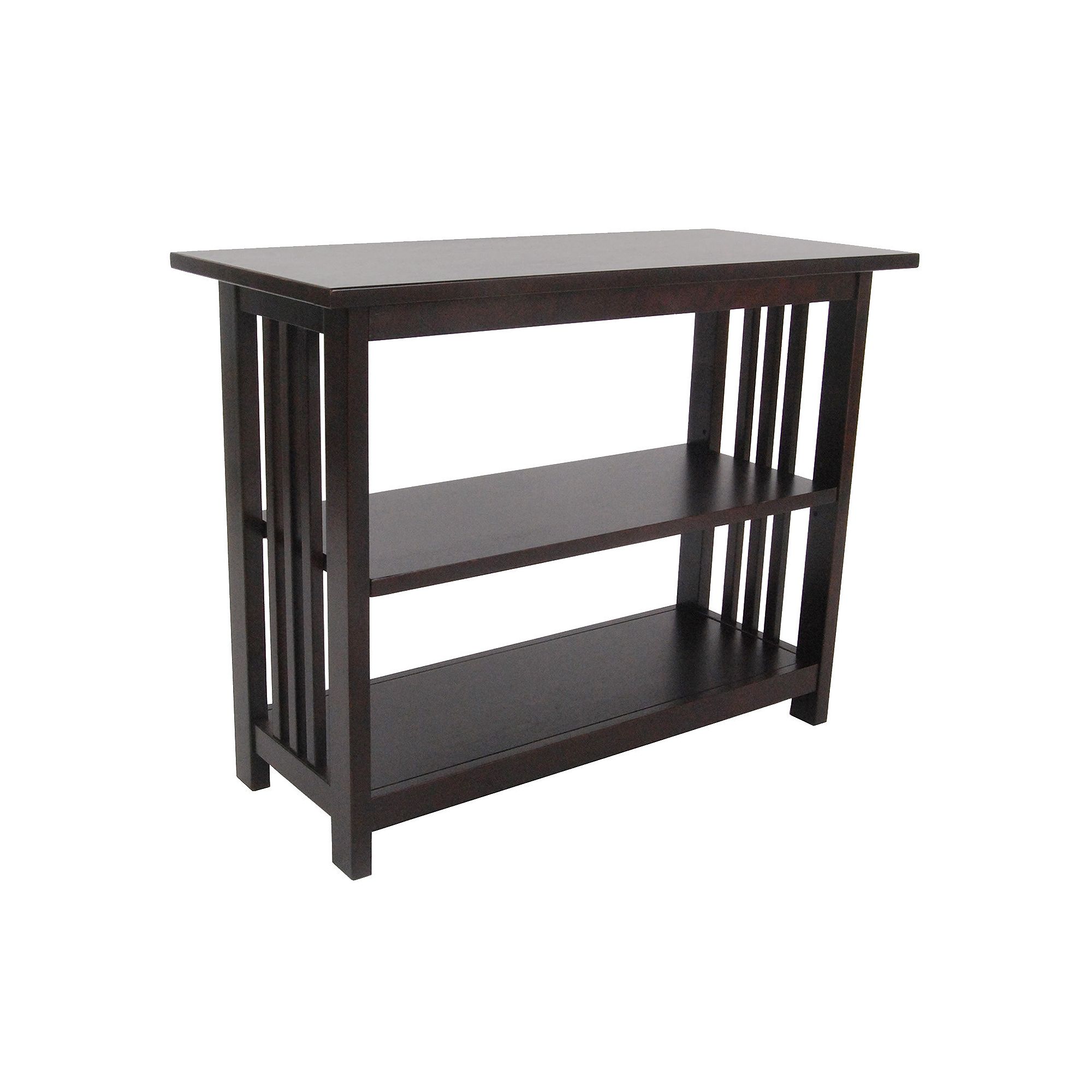 Alaterre Mission Under-Window Bookshelf, Brown