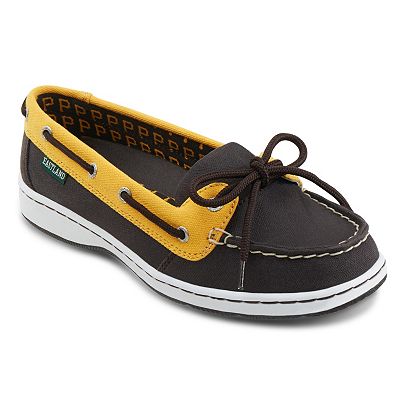 Women s Eastland Pittsburgh Pirates Sunset Boat Shoes