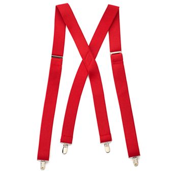 Men's Wembley Christmas Solid Stretch Suspenders