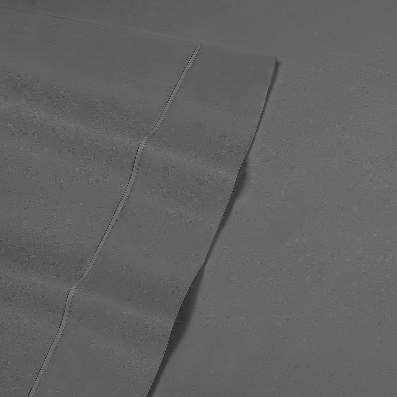 Swift Home Microfiber Fitted Sheet, Gray