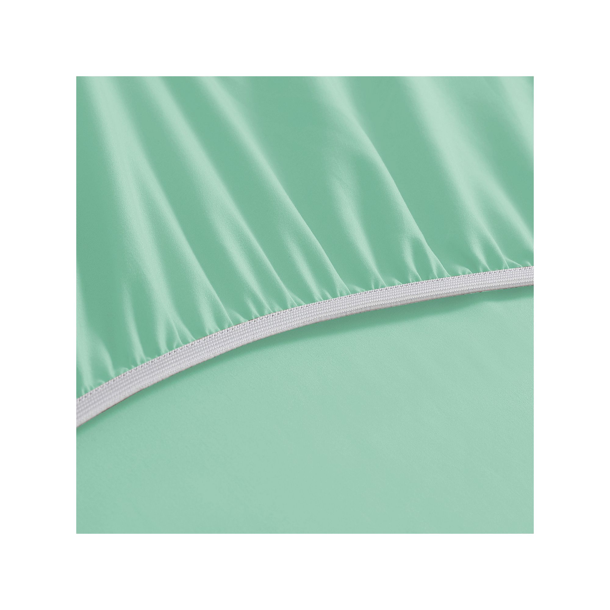 Swift Home Microfiber Fitted Sheet, Foam