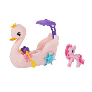 My Little Pony Friendship is Magic Pinkie Pie Row & Ride Swan Boat Set