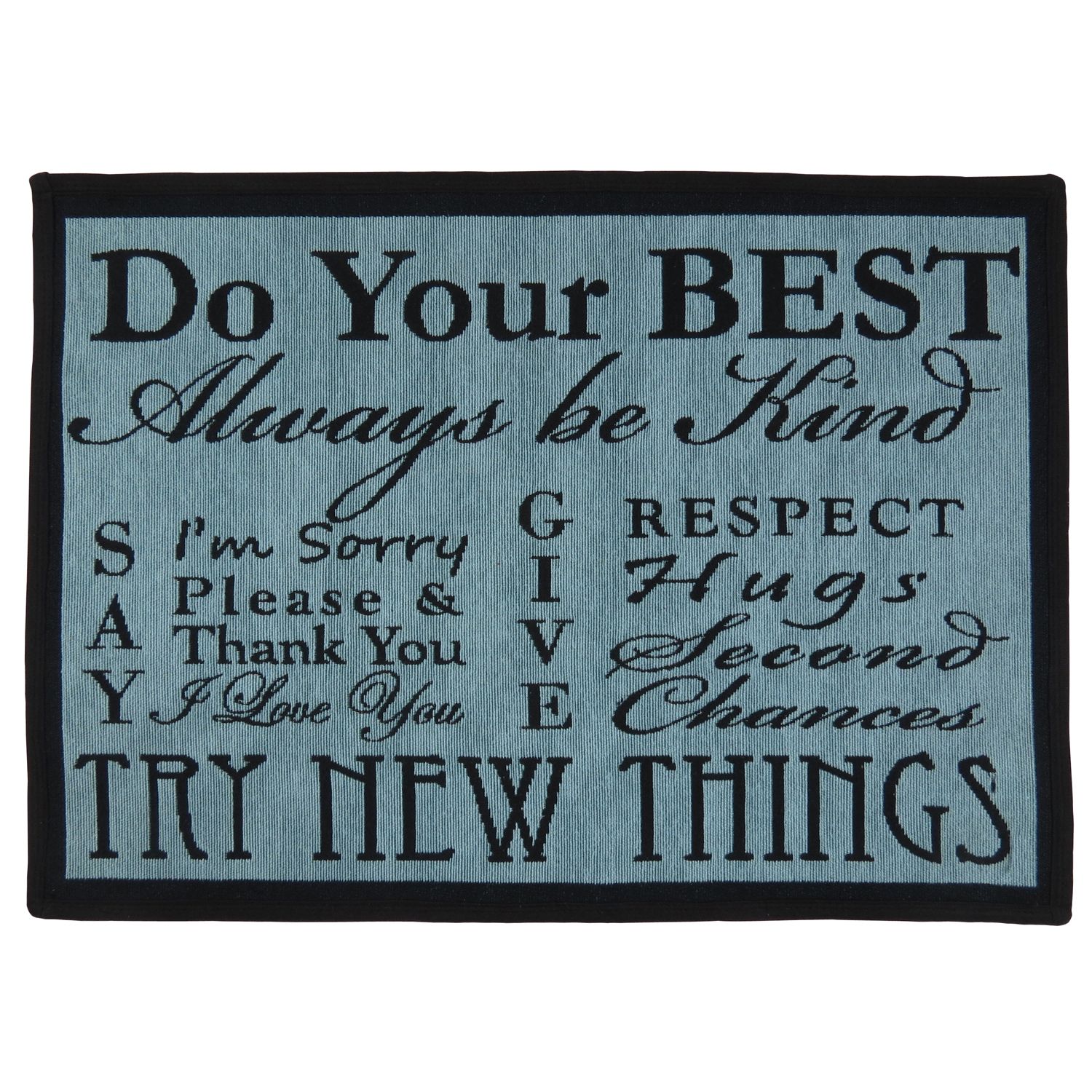 Park B. Smith u0027u0027Do Your Bestu0027u0027 Tapestry Rug ...