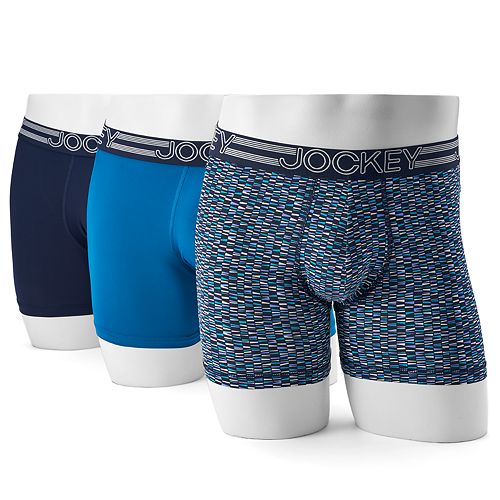 Men's Jockey 3-pack Active Microfiber Boxer Briefs