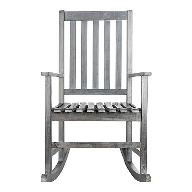 Safavieh Barstow Gray Patio Rocking Chair