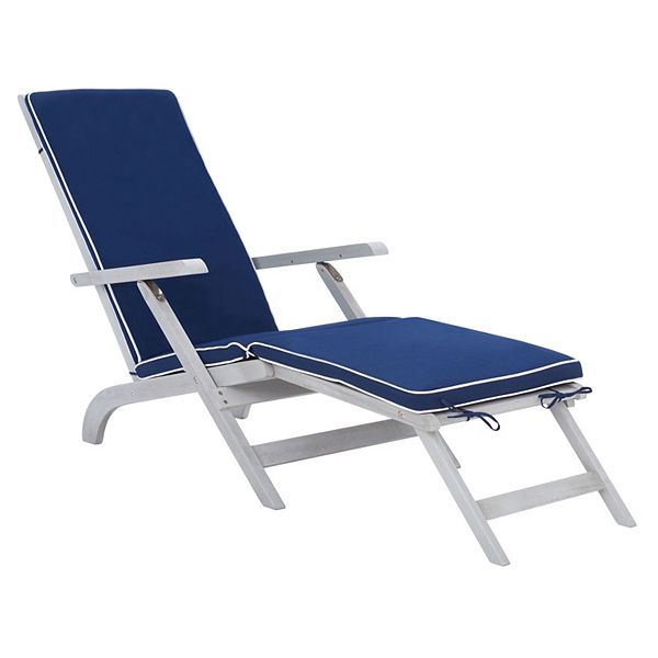 Safavieh Palmdale Gray Patio Lounge Chair