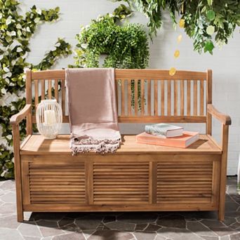 Safavieh Brisbane Patio Storage Bench