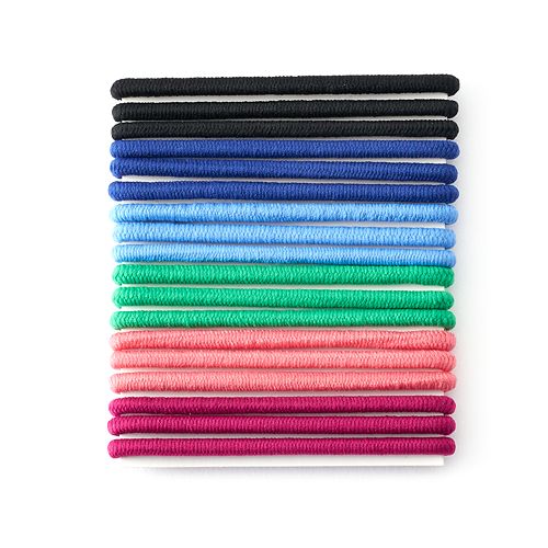 Scunci 18 Pk No Damage Hair Tie Set