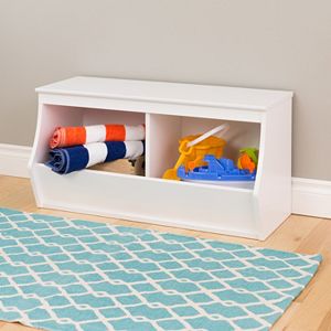 Prepac Monterey 2-Bin Cubby Storage