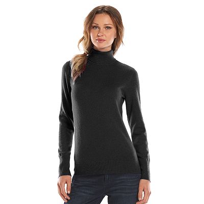 Women s Apt. 9 Cashmere Turtleneck Sweater