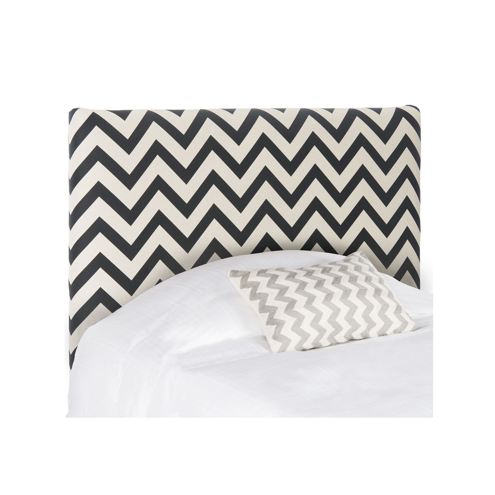 Safavieh Ziggy Chevron Headboard, Black White