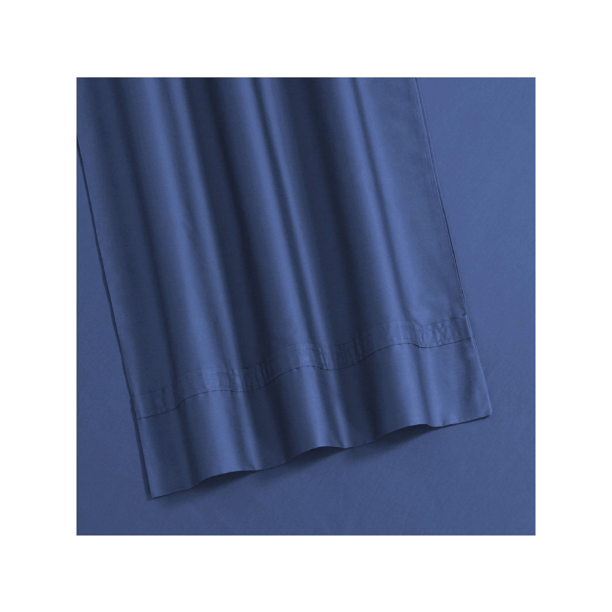 Tribeca Living Egyptian Cotton 500 Thread Count Fitted Sheet, Blue