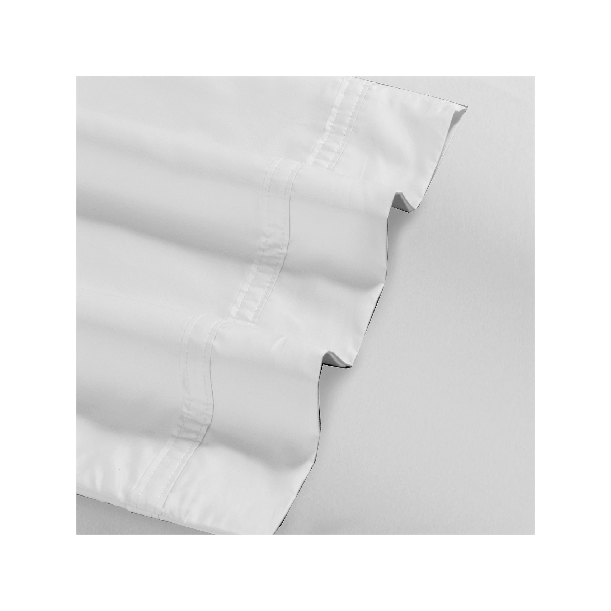 Tribeca Living Egyptian Cotton 500 Thread Count Fitted Sheet, White