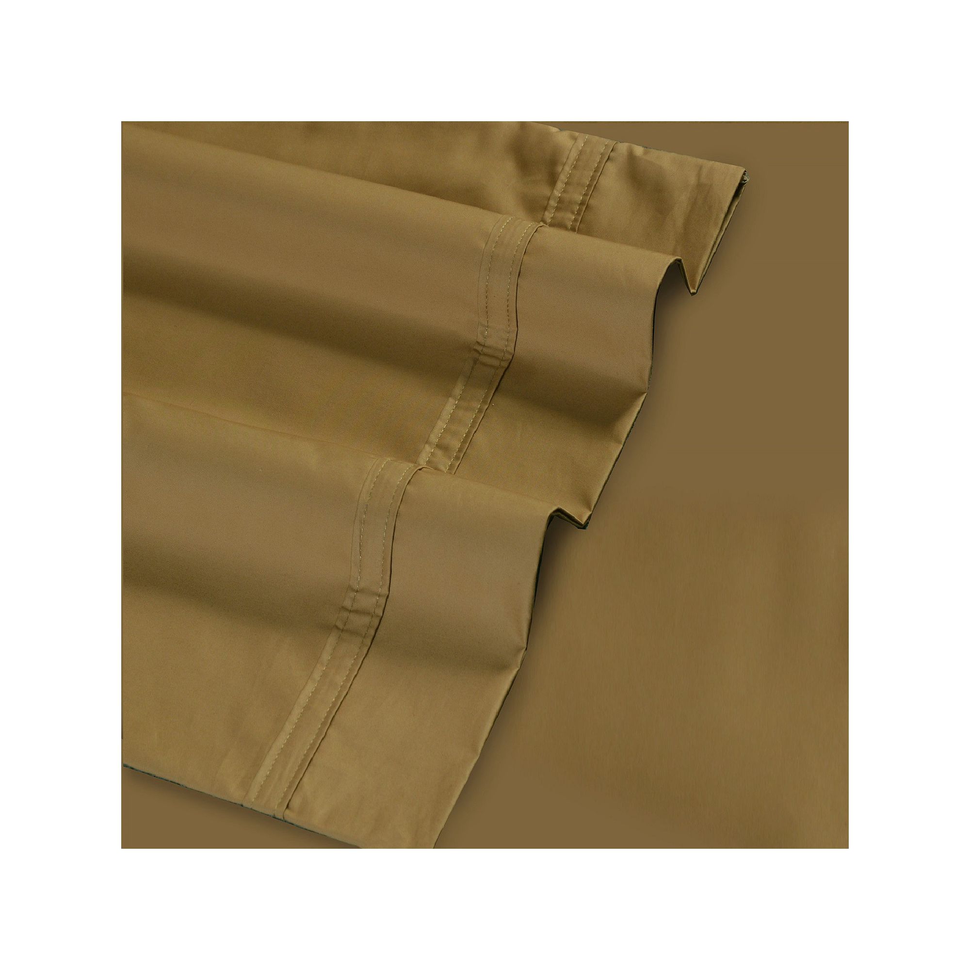 Tribeca Living Egyptian Cotton 500 Thread Count Flat Sheet, Beige