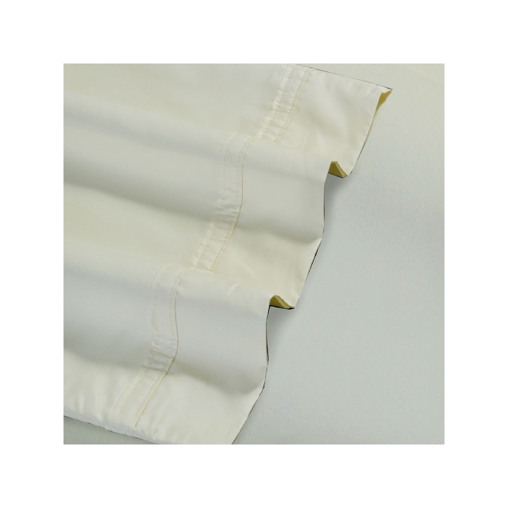 Tribeca Living Egyptian Cotton 500 Thread Count Flat Sheet, Ivory