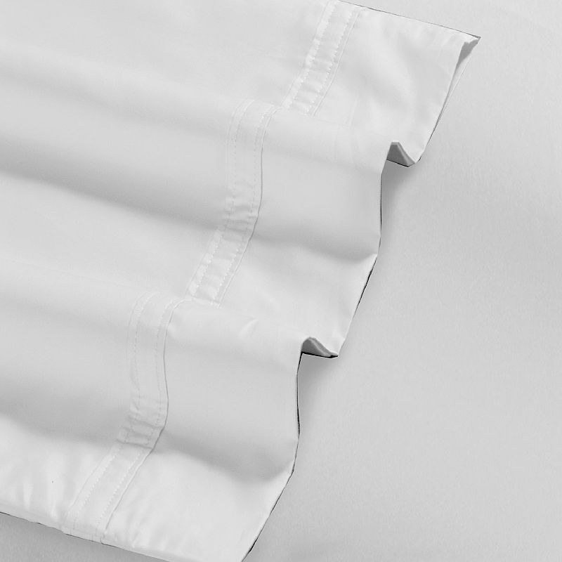 Tribeca Living Egyptian Cotton 500 Thread Count Flat Sheet, White, King