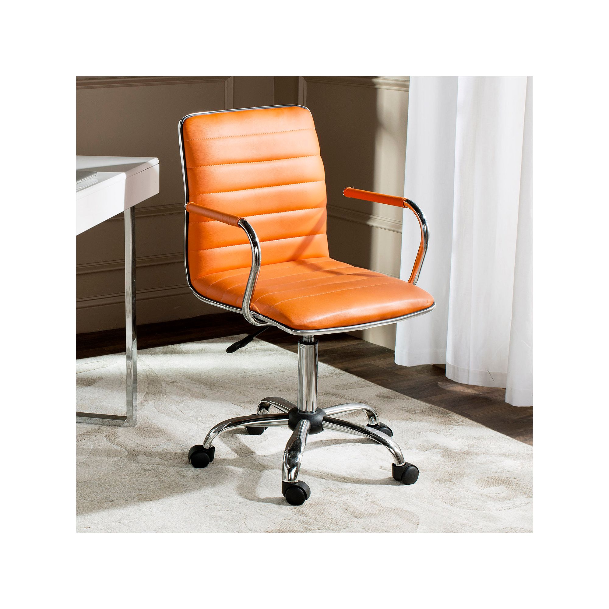 Safavieh Jonika Desk Chair, Orange