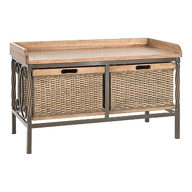 Safavieh Noah Wooden Storage Bench
