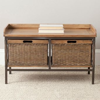 Safavieh Noah Wooden Storage Bench