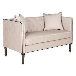 Safavieh Sarah Tufted Settee Loveseat