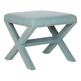 Safavieh Palmer Nailhead Trim Ottoman