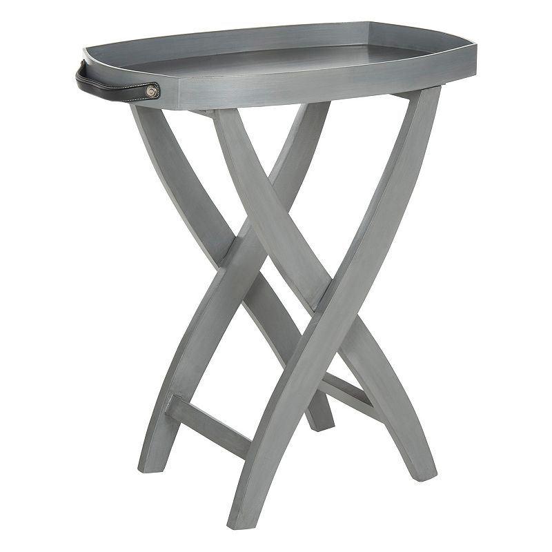 Safavieh Grady Tray End Table, Grey