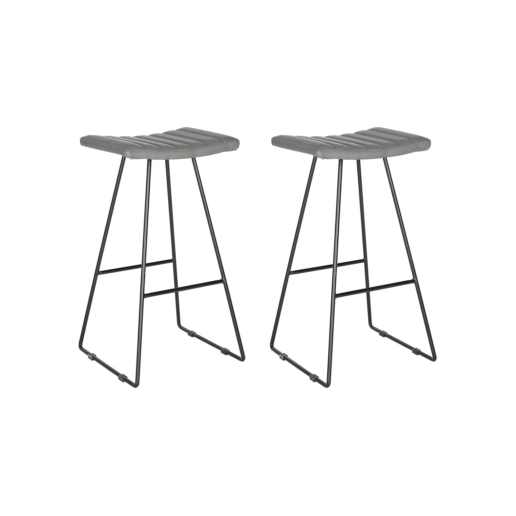 Safavieh Akito Bar Stool 2-piece Set, Gray
