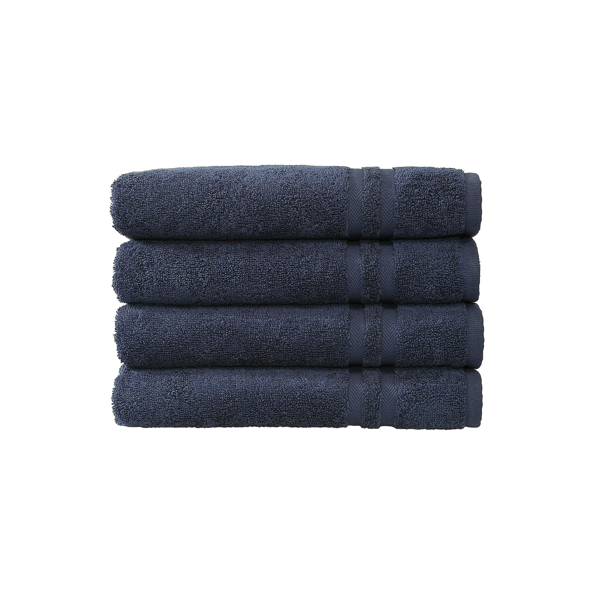 Linum Home Textiles Denzi 4-pack Hand Towels, Twilight Blue