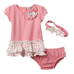 Baby Girl Harry & Violet Umbrella Dress & Headband Set