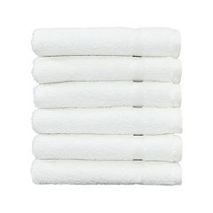 Set of 2 Monogrammed Bath Towels Brown/d - Linum Home Textiles