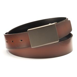 Men's Apt. 9® Matte Plaque Reversible Leather Belt